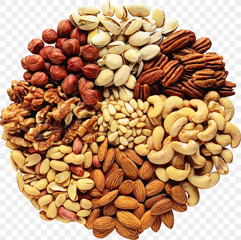 Food Mixed Nuts Nut Ingredient Nuts & Seeds, PNG, 1800x1791px, Watercolor, Cuisine, Dried Fruit, Food, Ingredient Download Free
