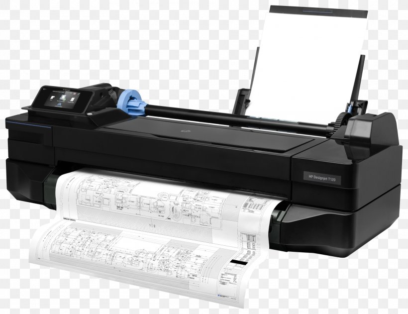 Hewlett-Packard HP DesignJet T120 Wide-format Printer Inkjet Printing, PNG, 1920x1478px, Hewlettpackard, Automotive Exterior, Color Printing, Compact Photo Printer, Dots Per Inch Download Free