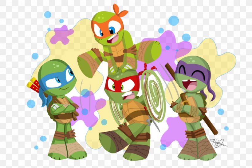 Leonardo Raphael Donatello Teenage Mutant Ninja Turtles Splinter, PNG, 1095x730px, Watercolor, Cartoon, Flower, Frame, Heart Download Free