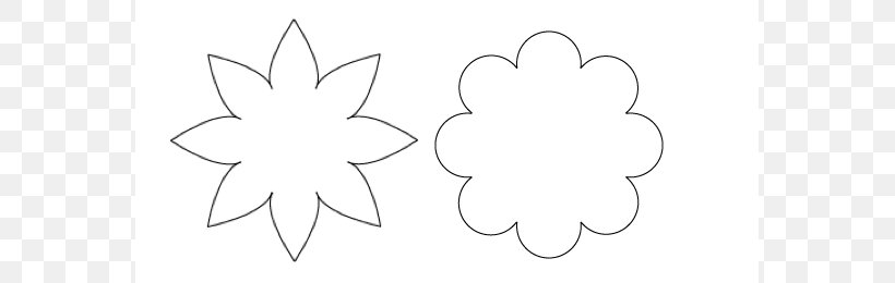 Petal Black And White Leaf Tree, PNG, 571x260px, Petal, Area, Black, Black And White, Drawing Download Free