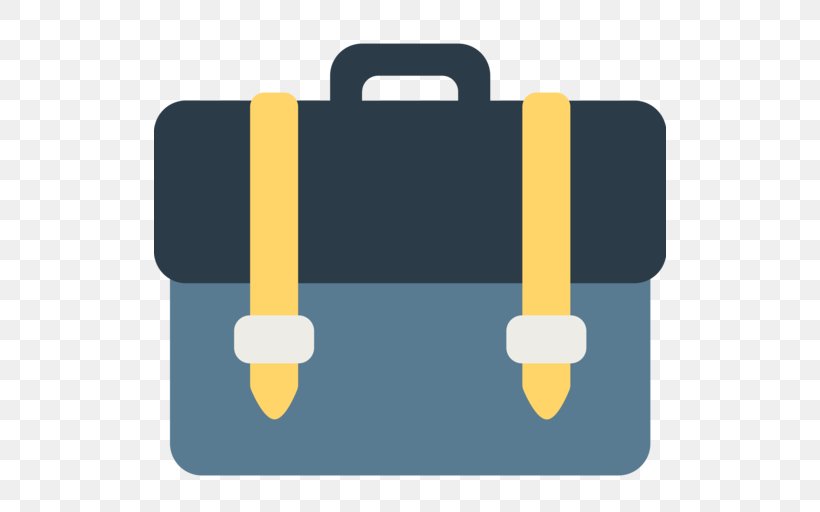 Briefcase Emoji Handbag, PNG, 512x512px, Briefcase, Backpack, Bag, Brand, Electric Blue Download Free