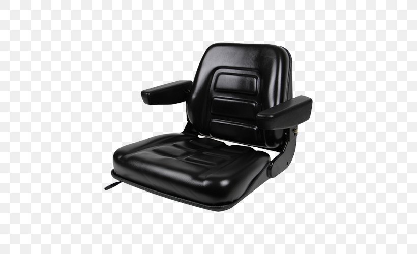 Chair Seat Forklift Tractor Car, PNG, 500x500px, Chair, Automotive Exterior, Black, Car, Car Seat Download Free