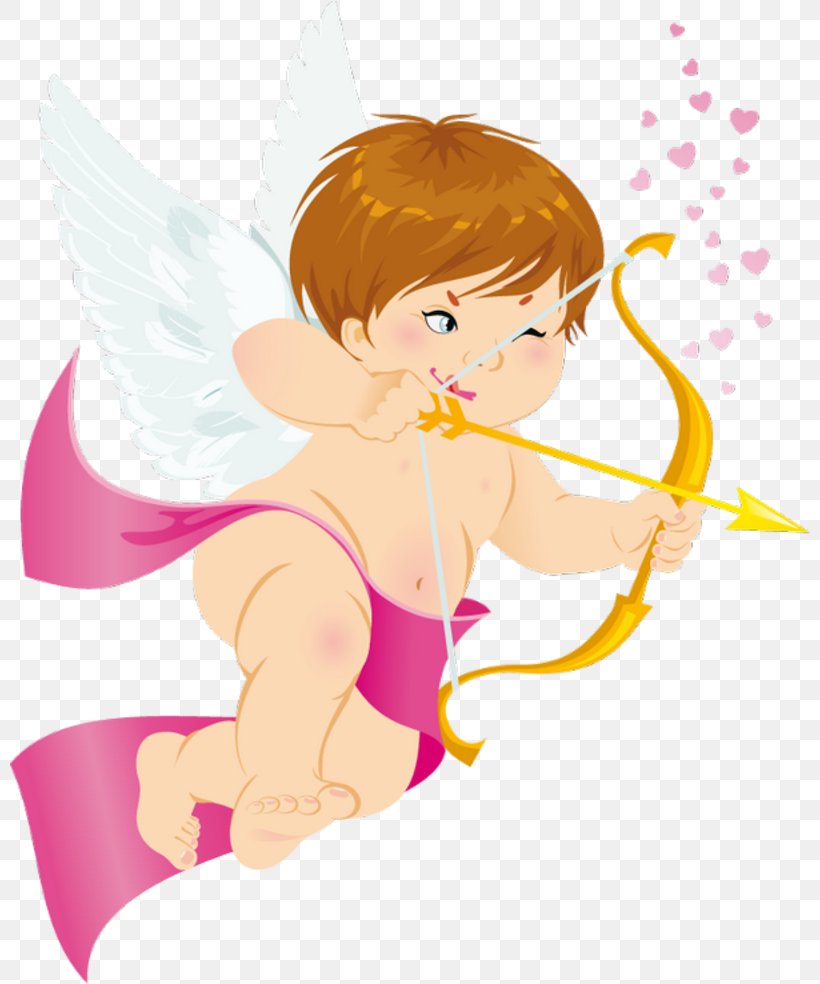 Cupid Angel Love Clip Art, PNG, 800x984px, Watercolor, Cartoon, Flower, Frame, Heart Download Free