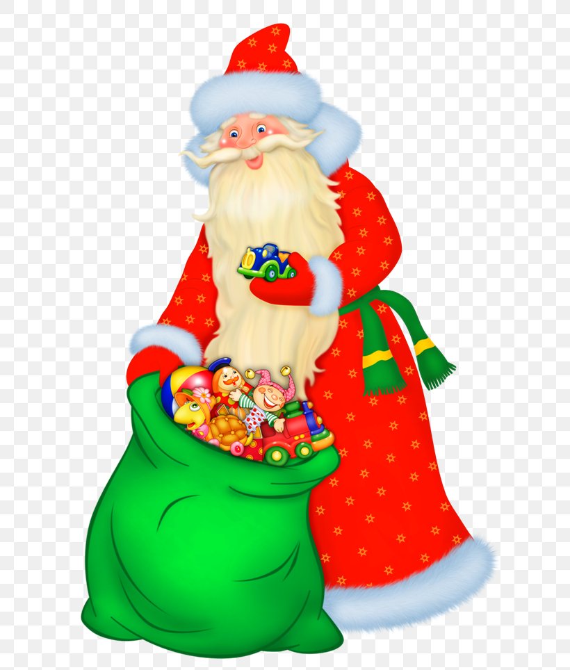 Santa Claus Ded Moroz Snegurochka Christmas Ornament Grandfather, PNG, 650x964px, Santa Claus, Christmas, Christmas Decoration, Christmas Ornament, Ded Moroz Download Free