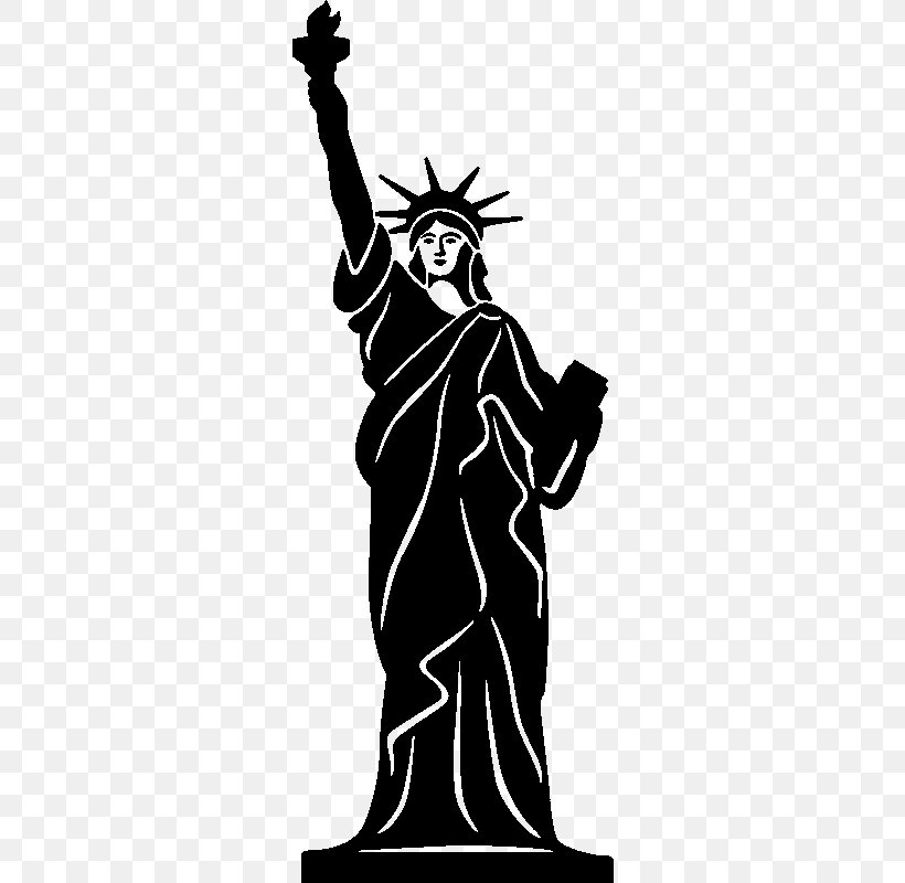 Statue Of Liberty Statue Of Freedom Monument, PNG, 800x800px, Statue Of Liberty, Art, Artwork, Black And White, Drawing Download Free