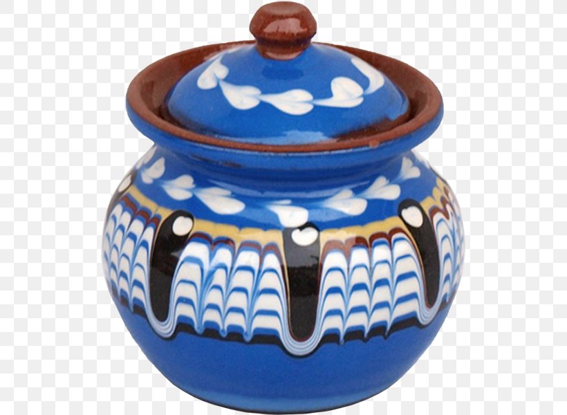 Ceramic Pottery Jar Tableware Troyan, PNG, 600x600px, Ceramic, Black Pepper, Blue, Cobalt Blue, Color Download Free