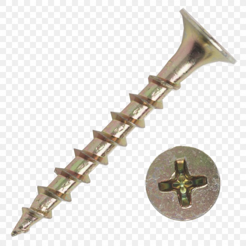 Particle Board Self-tapping Screw Fastener Vrut, PNG, 1000x1000px, Particle Board, Bolt, Brass, Countersink, Fastener Download Free