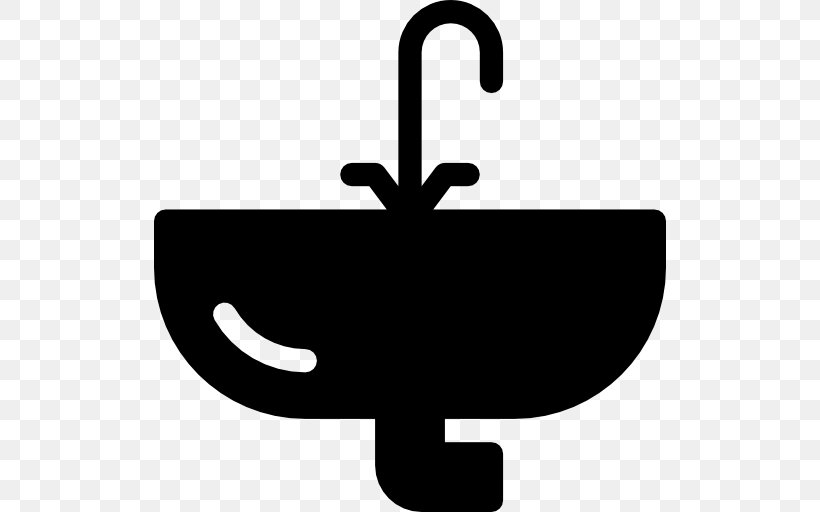 Sink Icon, PNG, 512x512px, Flush Toilet, Black And White, Opera, Plumbing Fixtures, Silhouette Download Free