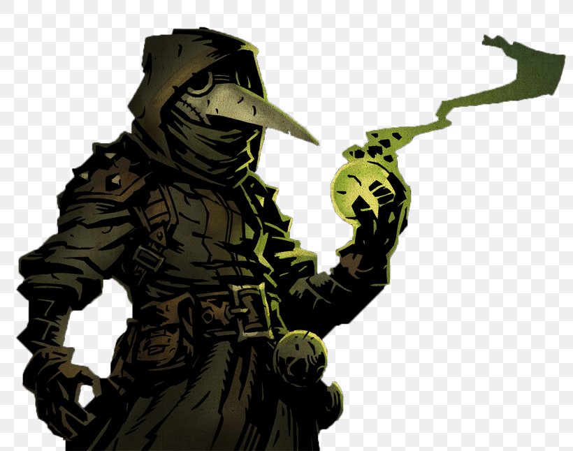 Darkest Dungeon Black Death Plague Doctor Physician, PNG, 800x646px, Darkest Dungeon, Action Figure, Black Death, Dungeon Crawl, Fictional Character Download Free