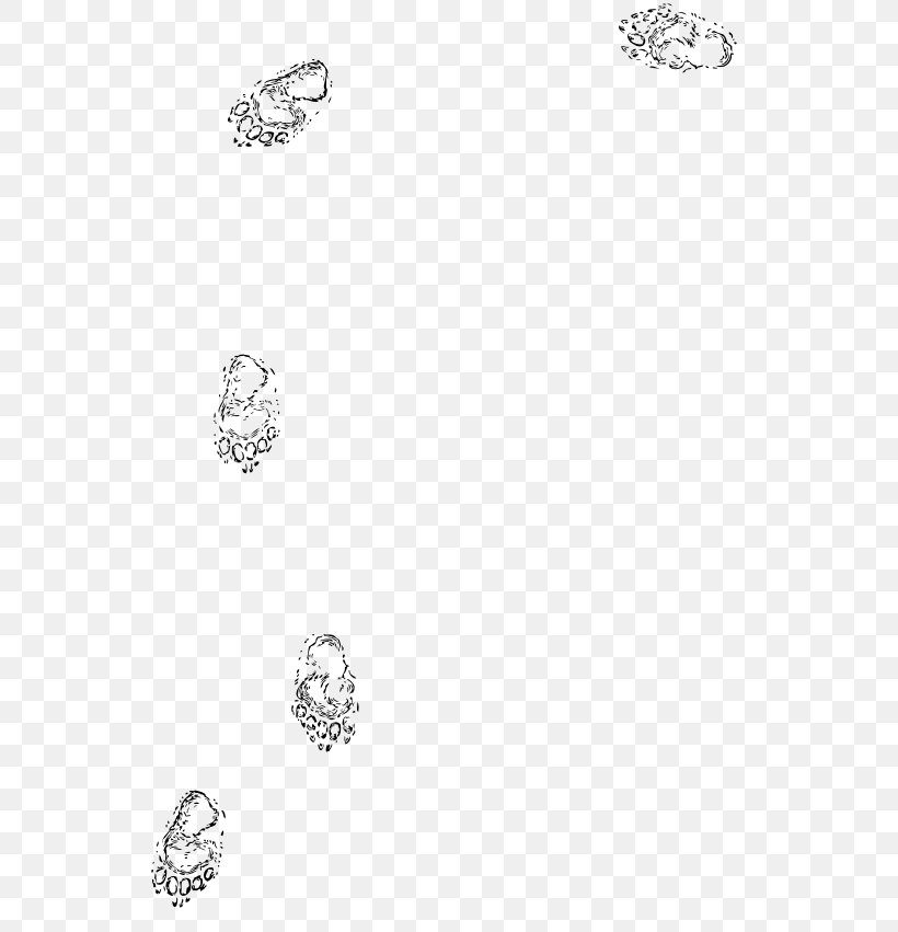 Footprint Clip Art, PNG, 555x851px, Footprint, Animal Track, Area, Black And White, Body Jewelry Download Free