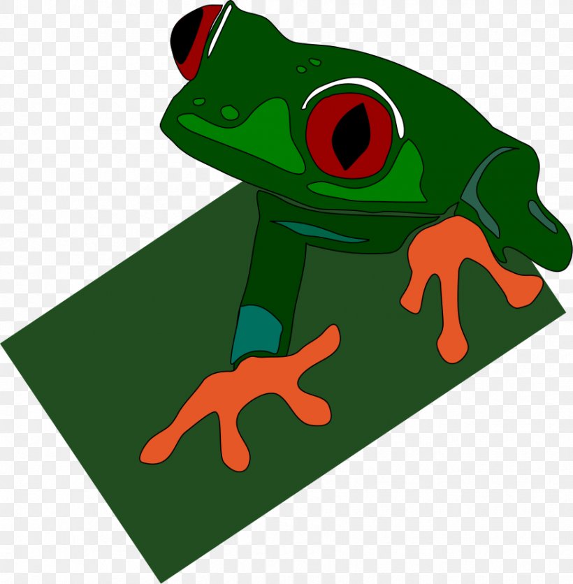 Red-eyed Tree Frog Poison Dart Frog Clip Art, PNG, 882x900px, Frog, Amphibian, Frog Jumping Contest, Grass, Green Download Free