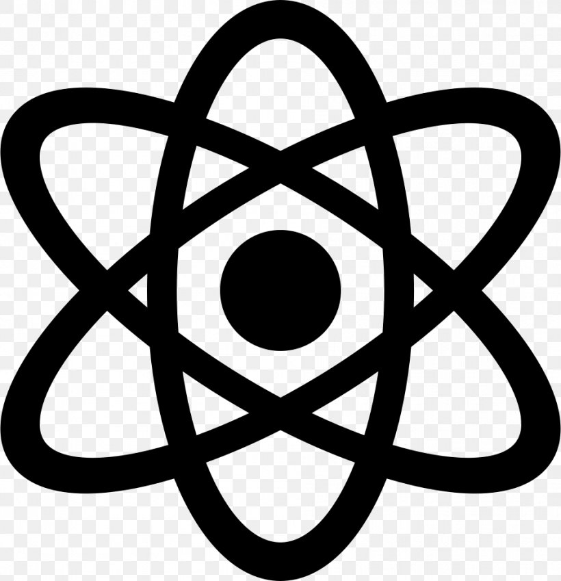 Science Atom Laboratory Symbol, PNG, 946x980px, Science, Area, Atom, Black And White, Chemistry Download Free