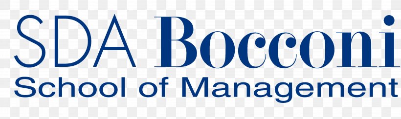 SDA Bocconi School Of Management Bocconi University Logo Business School, PNG, 4318x1285px, Bocconi University, Area, Banner, Blue, Brand Download Free