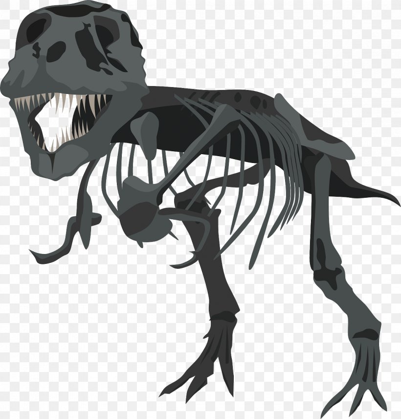 Tyrannosaurus Rex Skeleton Bone Clip Art, PNG, 1225x1280px, Tyrannosaurus  Rex, Bone, Dinosaur, Fictional Character, Fossil Download