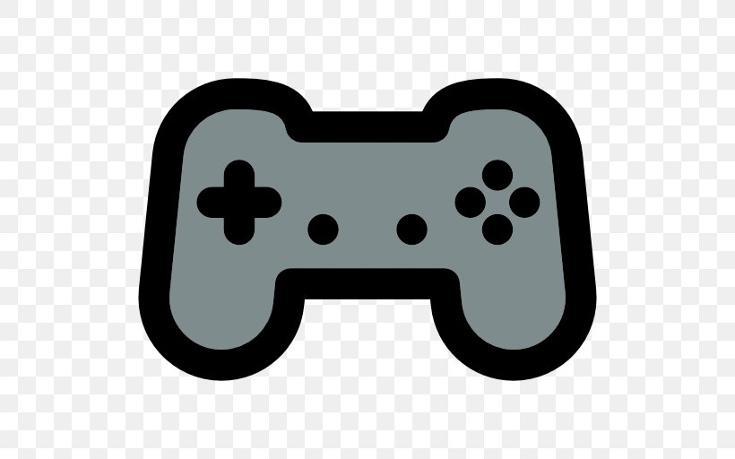 Video Game Game Controllers Joystick, PNG, 512x512px, Video Game, All Xbox Accessory, Black And White, Electronic Game, Electronic Sports Download Free