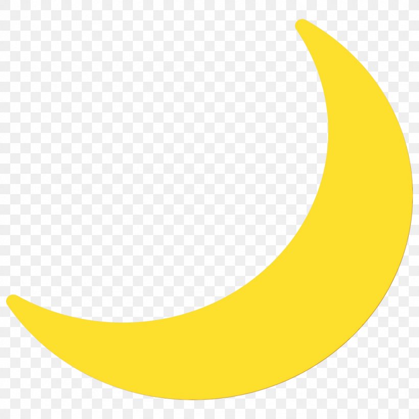 Moon Emoji, PNG, 1024x1024px, Watercolor, Banana, Banana Family, Byte, Code Point Download Free