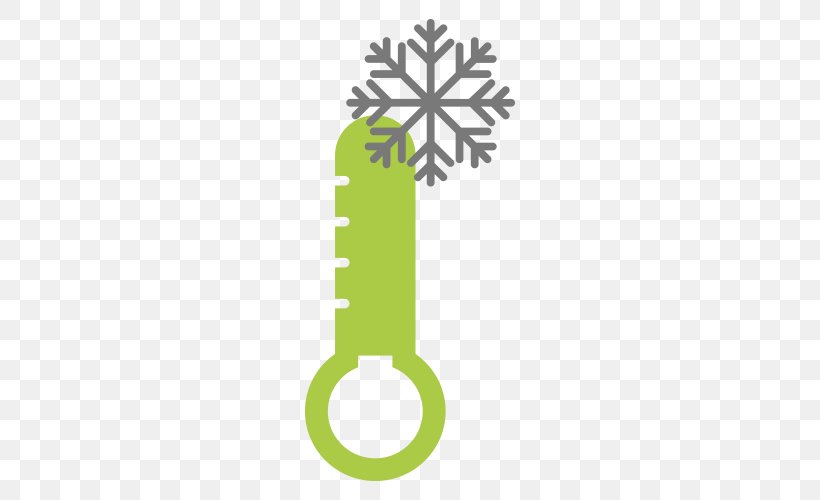 Snowflake Royalty-free Refrigeration HVAC, PNG, 500x500px, Snowflake, Air Conditioning, Cold, Glass, Green Download Free