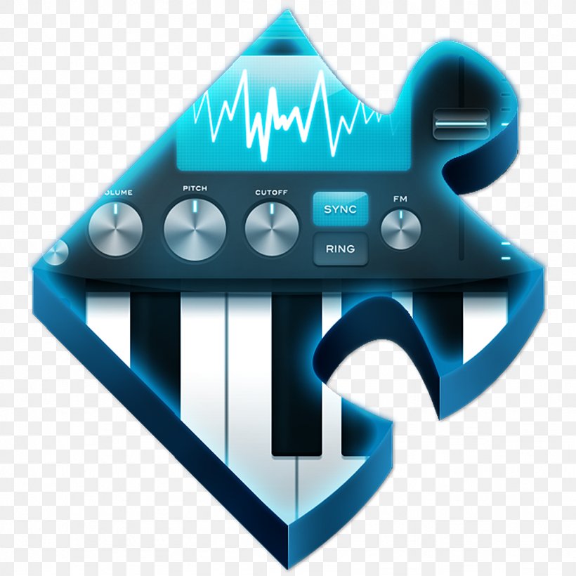 Syntorial Sound Synthesizers Tutorial Sylenth1 Computer Software, PNG, 1024x1024px, Sound Synthesizers, Apple, Apple Ipad Family, Blue, Brand Download Free