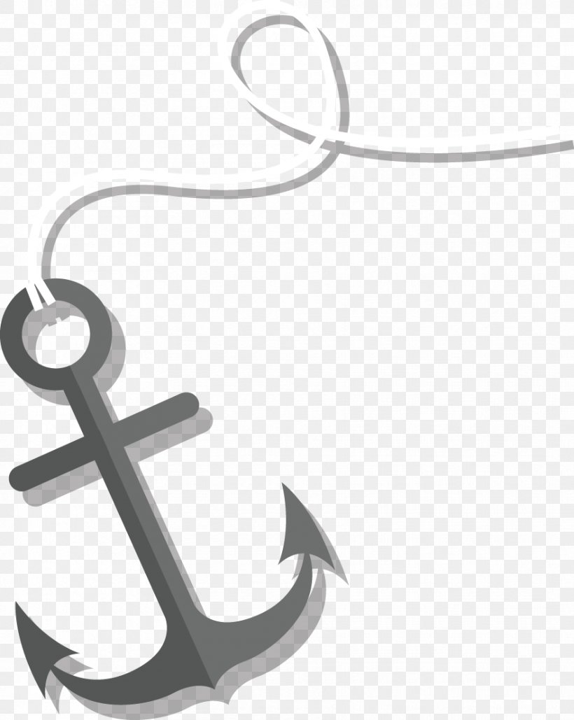 Anchor Euclidean Vector Flat Design, PNG, 883x1109px, Anchor, Black And White, Brand, Flat Design, Pattern Download Free