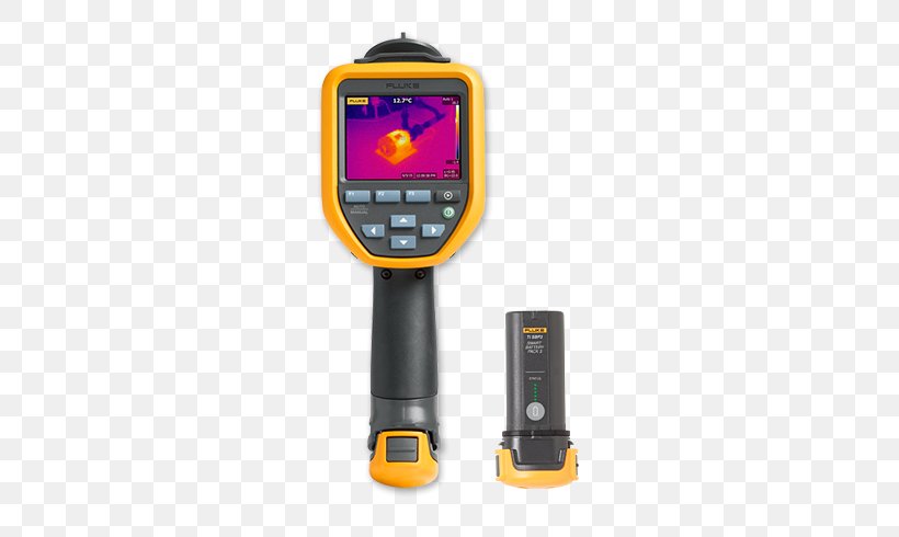 Fluke Corporation Thermographic Camera Thermal Imaging Camera Infrared Multimeter, PNG, 735x490px, Fluke Corporation, Camera, Current Clamp, Electronic Test Equipment, Electronics Download Free