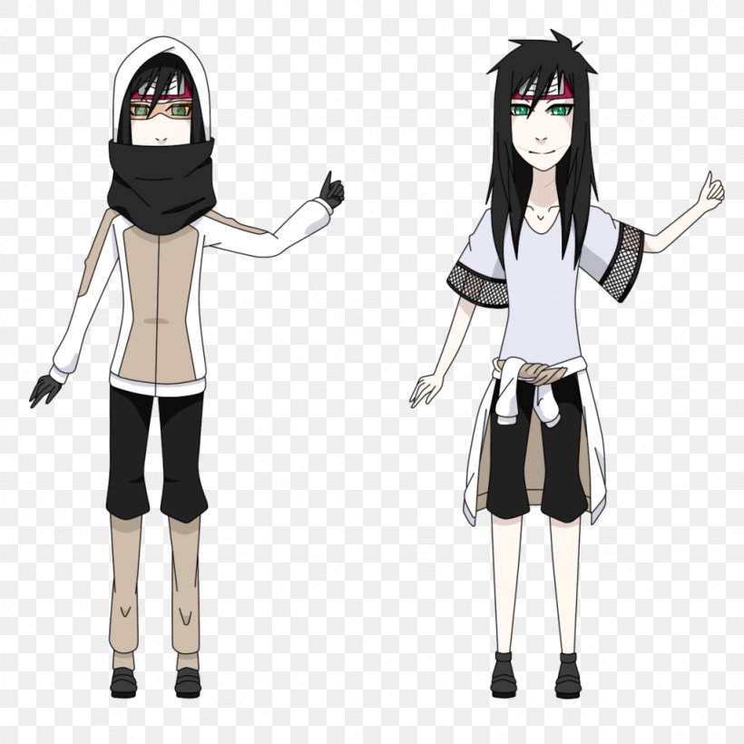 Costume Black Hair Uniform Character, PNG, 1024x1024px, Watercolor, Cartoon, Flower, Frame, Heart Download Free