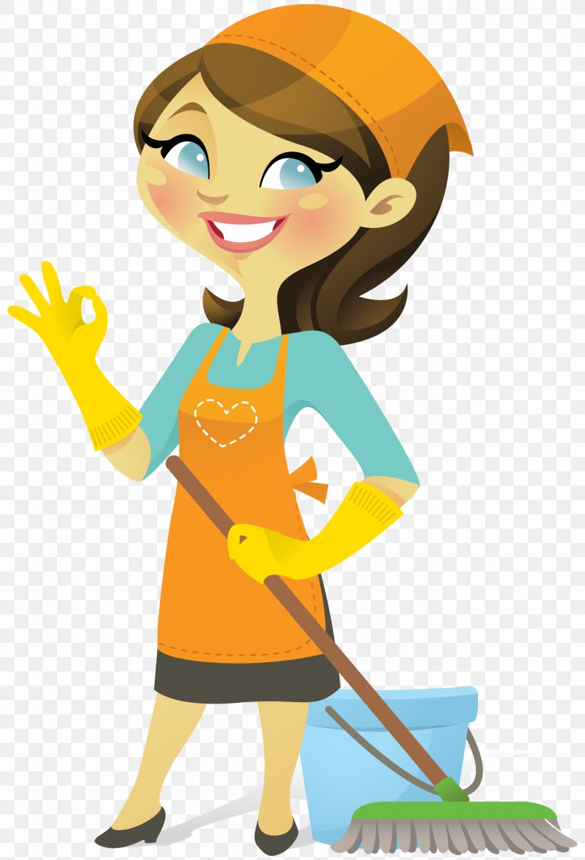 Domestic Worker Housekeeping Maid Service Clip Art, PNG, 1361x2000px, Watercolor, Cartoon, Flower, Frame, Heart Download Free