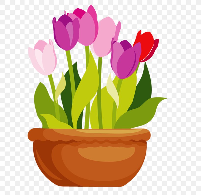 Flowerpot Tulip Color Vase, PNG, 675x798px, Flower, Color, Coloring Book, Cut Flowers, Drawing Download Free