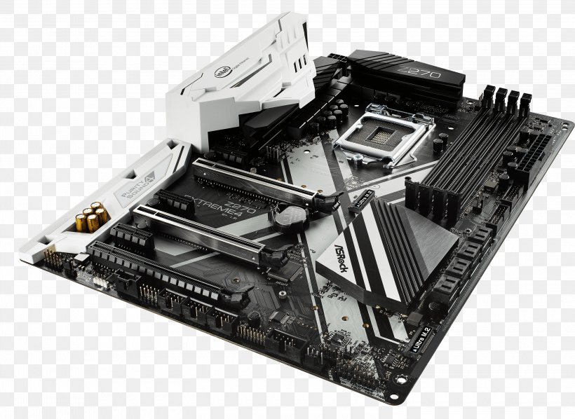 Intel Motherboard ASRock Z270 Extreme 4 LGA 1151, PNG, 3000x2190px, Intel, Asrock, Asrock Z270 Extreme 4, Atx, Central Processing Unit Download Free