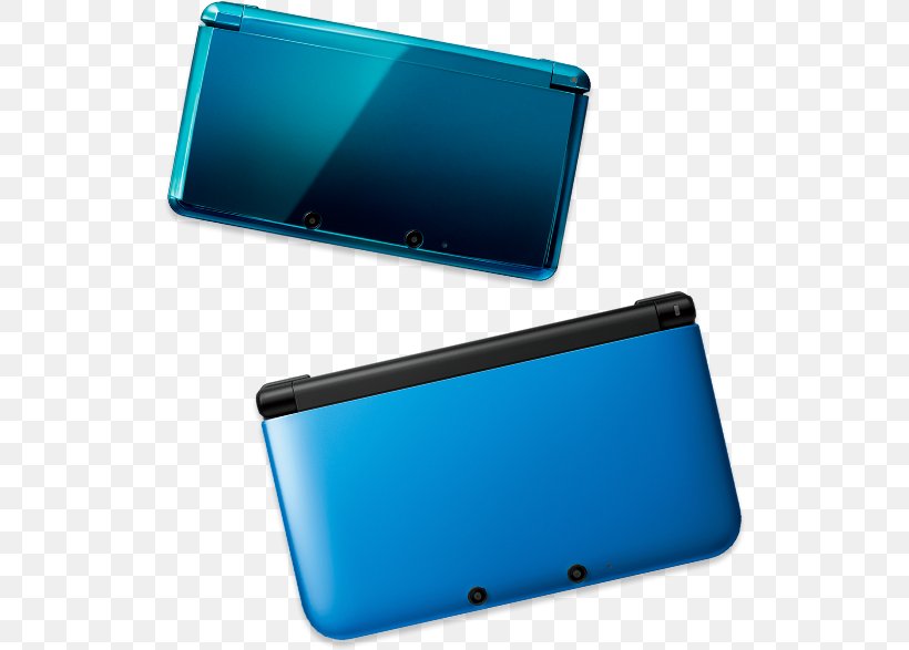 Nintendo 3DS PlayStation Portable Accessory Handheld Game Console Laptop, PNG, 526x587px, Nintendo 3ds, Aqua, Blue, Cobalt Blue, Computer Hardware Download Free