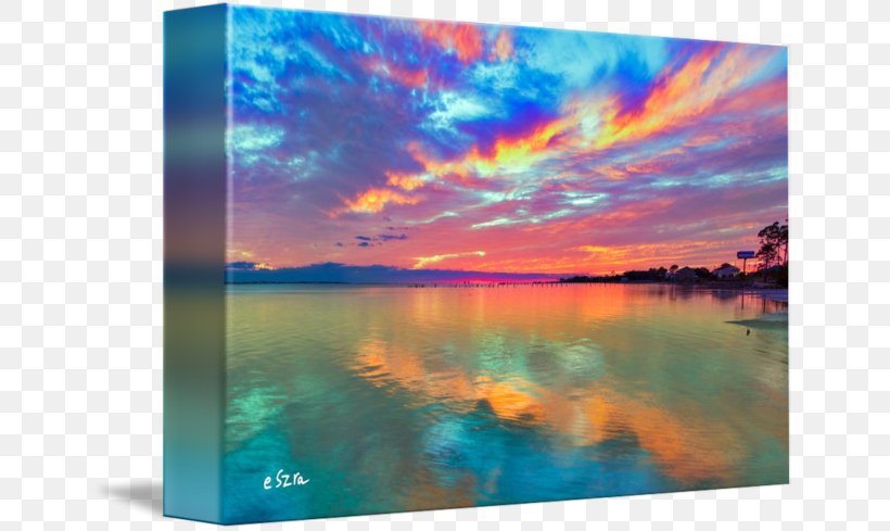 Painting Sunset Cloud Eszra Sunrise, PNG, 650x489px, Painting, Art, Calm, Canvas, Cloud Download Free