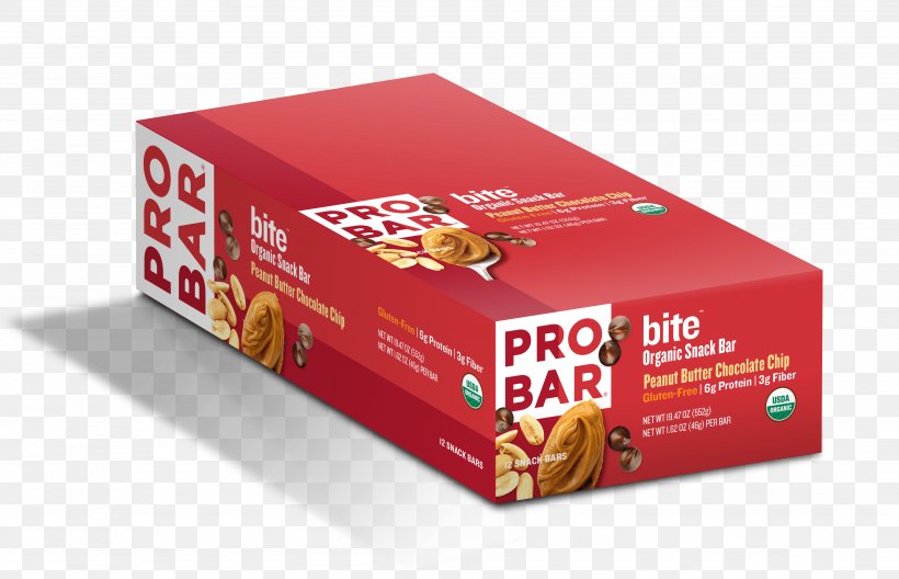 Probar Bite Organic Snack Bar Food Probar Bite Organic Snack Bar PROBAR Meal Bar, PNG, 3691x2381px, Food, Bar, Box, Carton, Chocolate Download Free