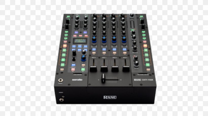 Rane Corporation Rane Sixty-Four DJ Mixer Audio Mixers Disc Jockey, PNG, 3199x1792px, Rane Corporation, Audio, Audio Equipment, Audio Mixers, Audio Receiver Download Free