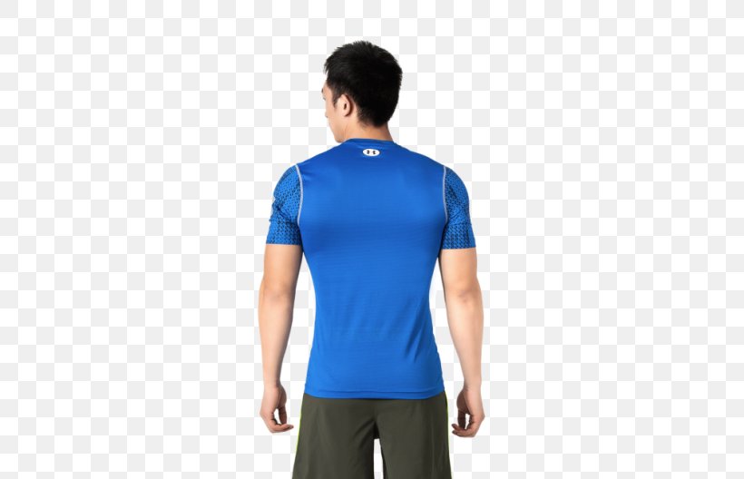 T-shirt Shoulder Sleeve Product, PNG, 500x528px, Tshirt, Arm, Blue, Cobalt Blue, Electric Blue Download Free