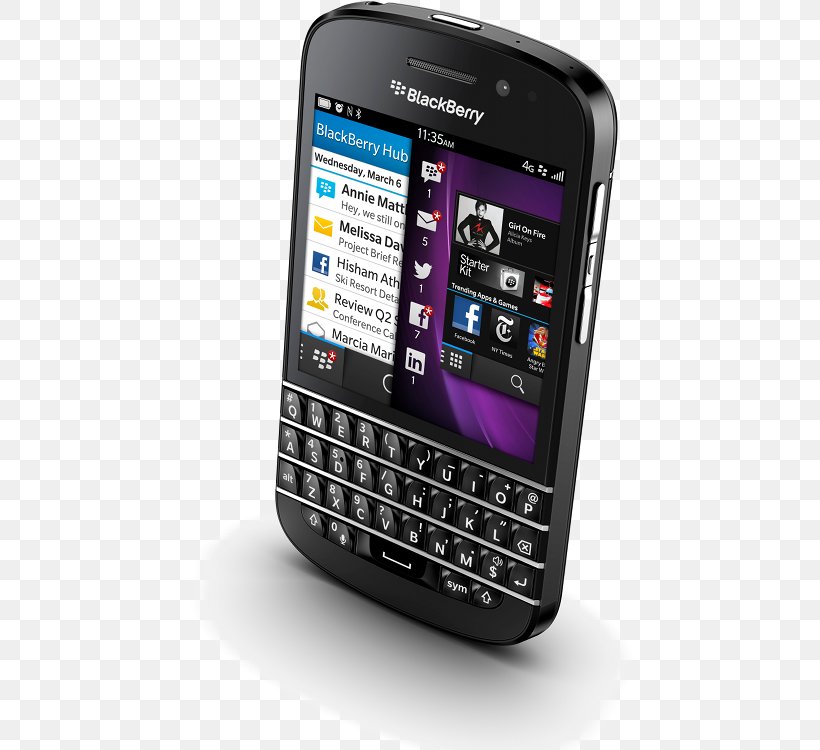 BlackBerry Q10 BlackBerry Z10 BlackBerry Q5 GSM Smartphone, PNG, 750x750px, 16 Gb, Blackberry Q10, Black, Blackberry, Blackberry Messenger Download Free