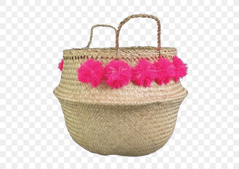 Pink Basket Wicker Storage Basket Home Accessories, PNG, 520x581px, Pink, Basket, Home Accessories, Picnic Basket, Storage Basket Download Free