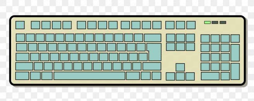 Product Design Computer Keyboard Rectangle Clip Art, PNG, 900x360px, Computer Keyboard, Rectangle, Teal Download Free