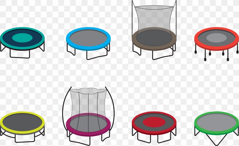 Trampoline Euclidean Vector Icon, PNG, 2224x1362px, Trampoline, Chair, Furniture, Pixel Art, Table Download Free