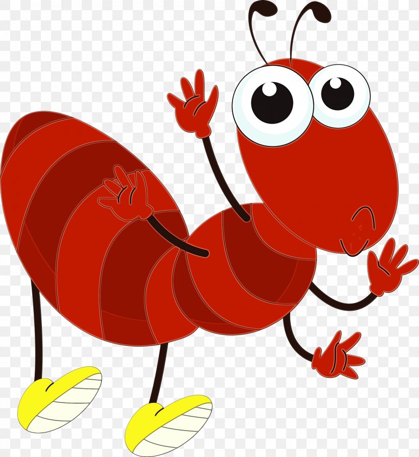 Ant Cartoon, PNG, 2194x2400px, Ant, Ant And The Grasshopper, Cartoon, Chicken, Dove And The Ant Download Free