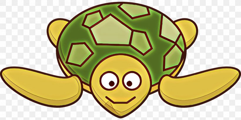 Green Yellow Clip Art Turtle Smile, PNG, 1920x959px, Cartoon, Green, Smile, Tortoise, Turtle Download Free