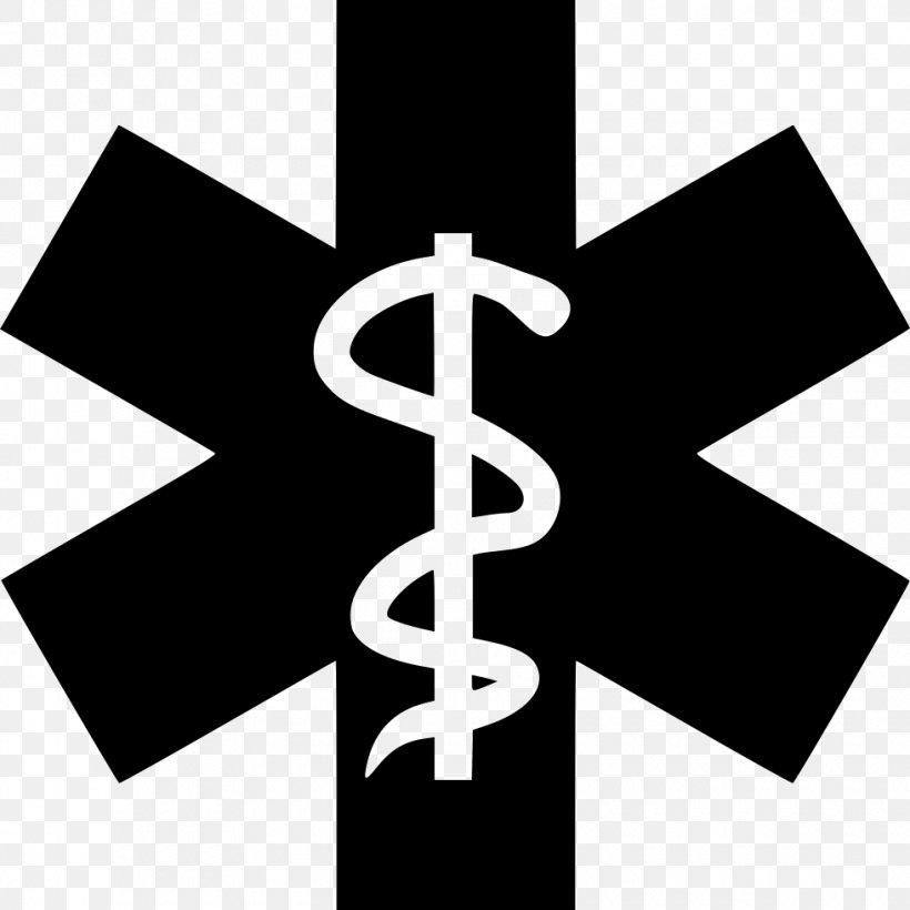 Star Of Life Emergency Medical Technician Emergency Medical Services Ambulance Firefighter, PNG, 980x980px, Star Of Life, Ambulance, Badge, Black And White, Brand Download Free