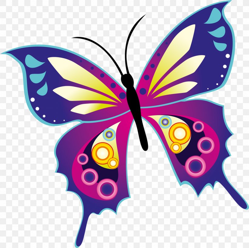 Butterfly Painting Clip Art, PNG, 1280x1277px, Butterfly, Animation, Art, Arthropod, Brush Footed Butterfly Download Free