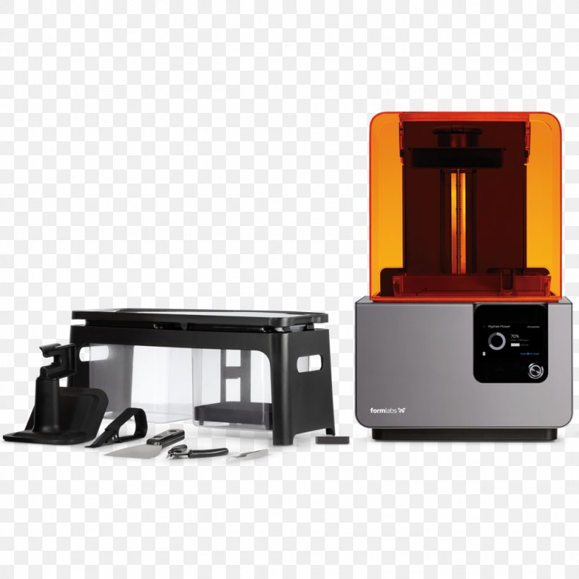 Formlabs Form 2 SLA 3D Printer 3D Printing Stereolithography Formlabs Form 2 Grey Pro Resin, PNG, 1024x1024px, 3d Printers, 3d Printing, Formlabs Form 2 Sla 3d Printer, Electronic Device, Formlabs Download Free