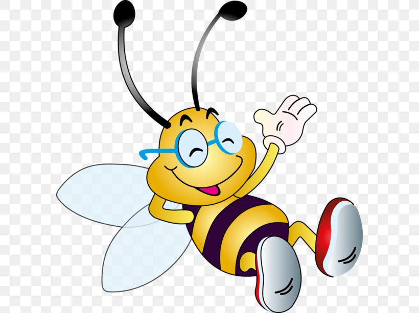 Honey Bee Clip Art Image, PNG, 600x613px, Bee, Artwork, Beehive, Bumblebee, Cartoon Download Free