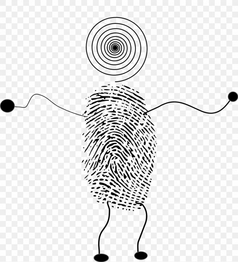 Automated Fingerprint Identification Digit Adermatoglyphia, PNG, 931x1023px, Fingerprint, Adermatoglyphia, Area, Bird, Black And White Download Free