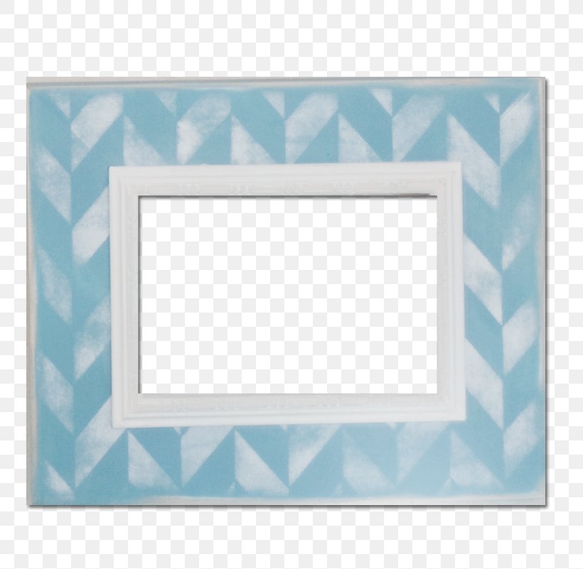 Picture Frames Rectangle Turquoise Pattern, PNG, 801x801px, Picture Frames, Aqua, Azure, Blue, Picture Frame Download Free