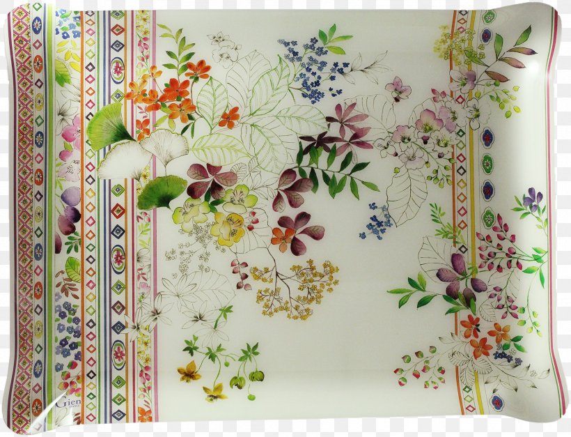 Faïencerie De Gien Tray Tableware Teacup, PNG, 1772x1355px, Gien, Acrylic Paint, Coasters, Faience, Flora Download Free