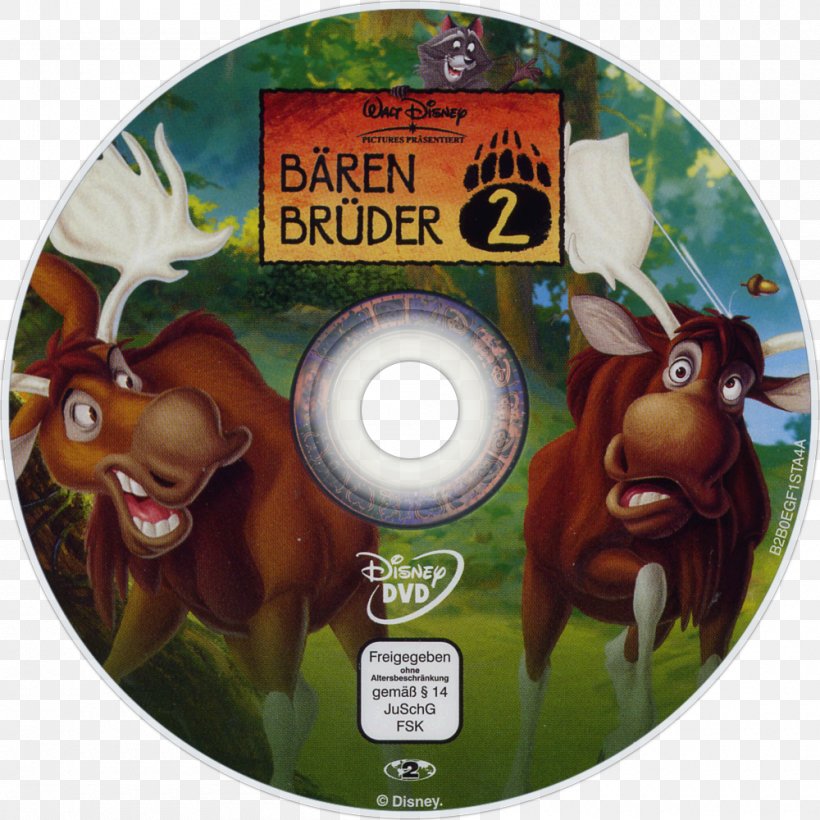 Brother Bear DVD Special Collections Animal STXE6FIN GR EUR, PNG, 1000x1000px, Brother Bear, Animal, Animated Cartoon, Brother Bear 2, Dvd Download Free
