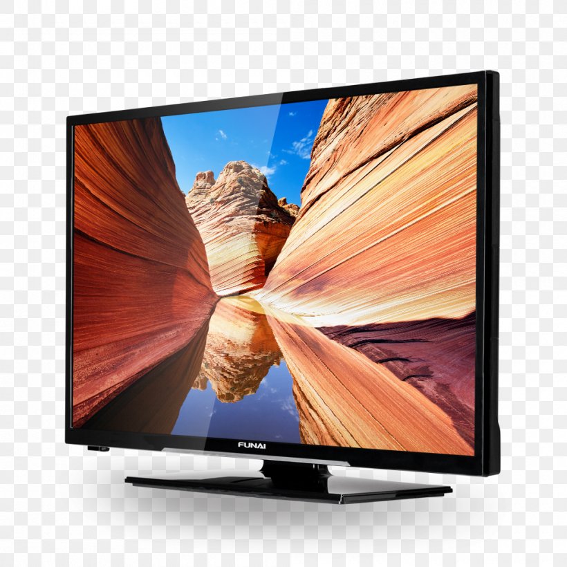 LED-backlit LCD Television Set LCD Television Funai, PNG, 1000x1000px, Ledbacklit Lcd, Computer Monitor, Computer Monitors, Display Device, Flat Panel Display Download Free