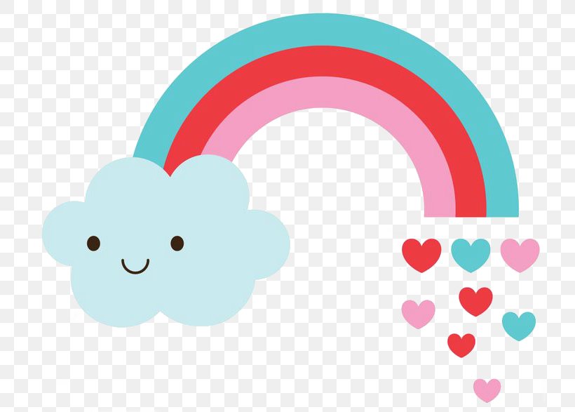 Rainbow Blessing Cloud, PNG, 736x587px, Rainbow, Blessing, Cloud, Drop, Fictional Character Download Free