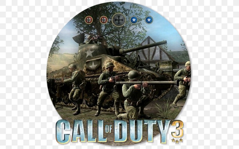 Call Of Duty 3 Call Of Duty 2: Big Red One Call Of Duty: Finest Hour Xbox 360, PNG, 512x512px, Call Of Duty 3, Activision, Call Of Duty, Call Of Duty 2, Call Of Duty 2 Big Red One Download Free